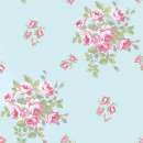 Printed Wafer Paper - Blue Floral